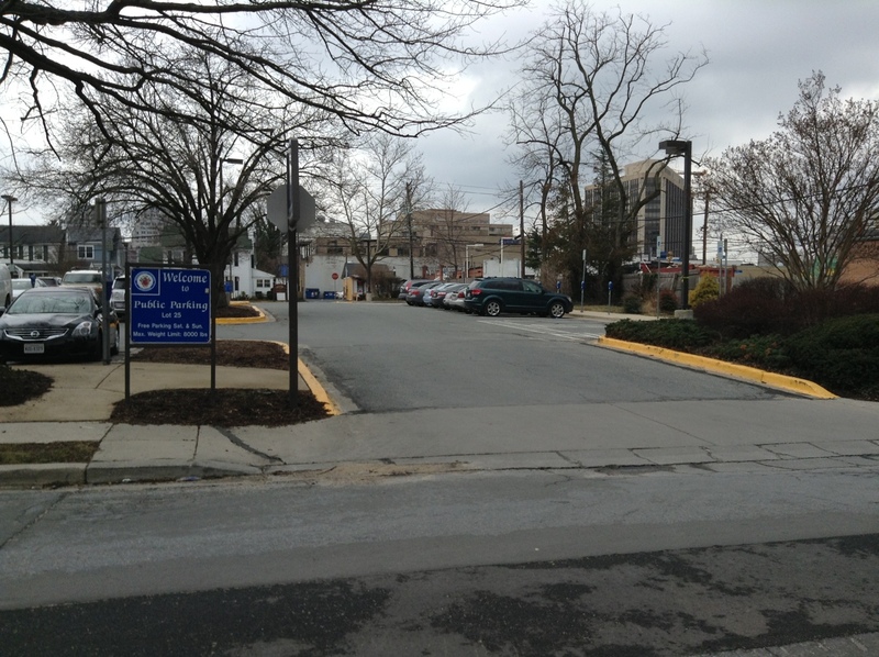 Street view of Lot 25 - Maple Avenue Lot