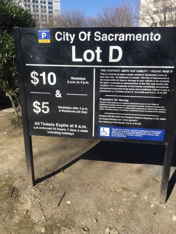 Street view of Lot D (12th & I St.)