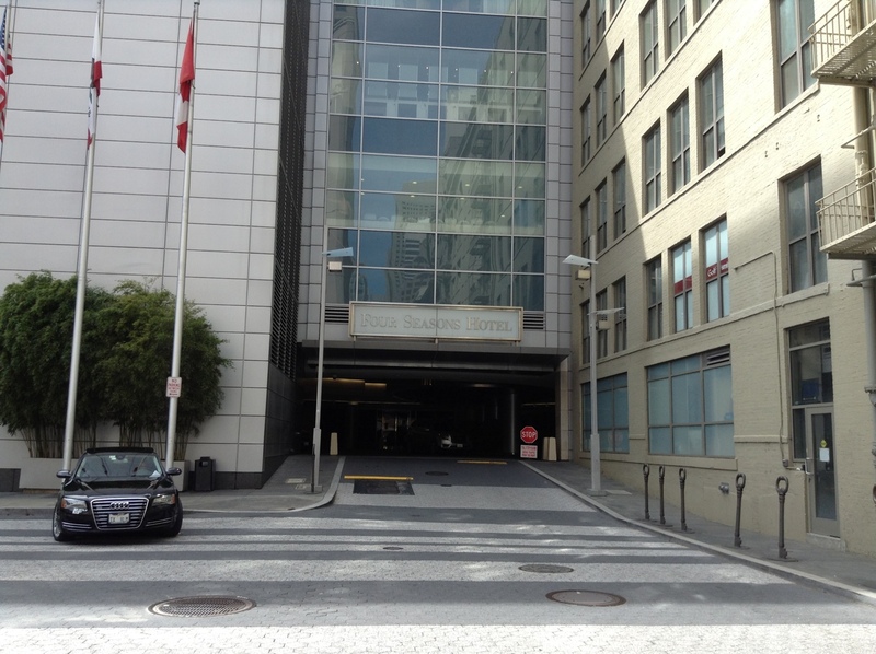 Street view of Four Seasons Hotel