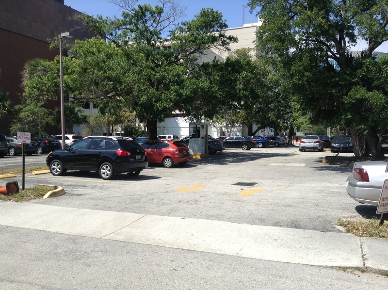 Street view of Courthouse Parking