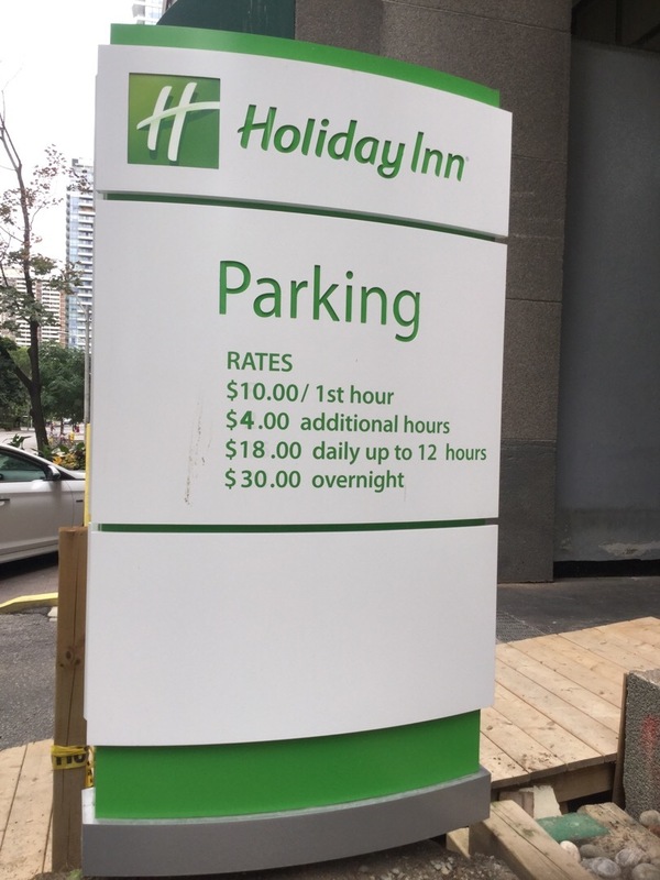 Street view of Holiday Inn Parking