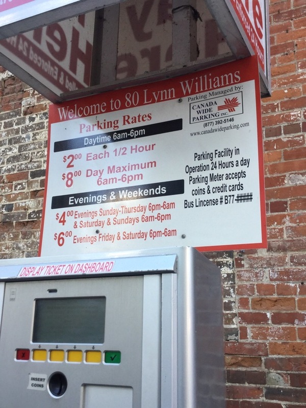 Street view of Western Battery Rd Parking