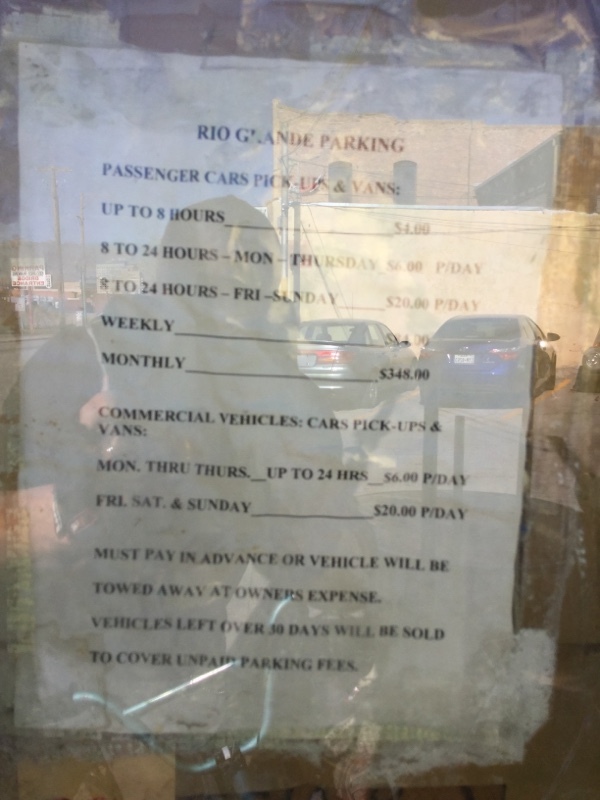 Street view of Rio Grande Parking