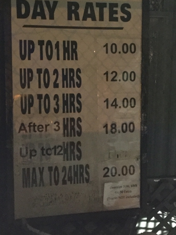 Street view of Upper Manhattan Parking LLC Lot