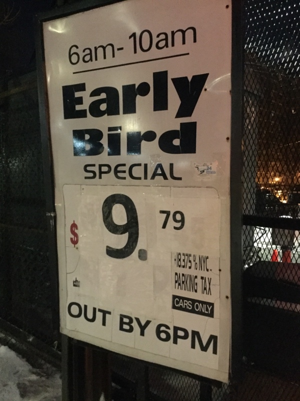 Street view of Upper Manhattan Parking LLC Lot