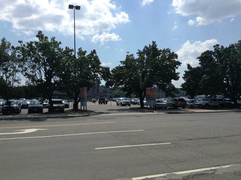 Street view of Hoffman Town Center Lot