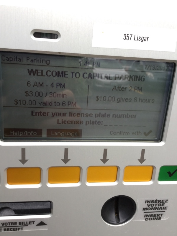 Street view of Lisgar St Parking Lot