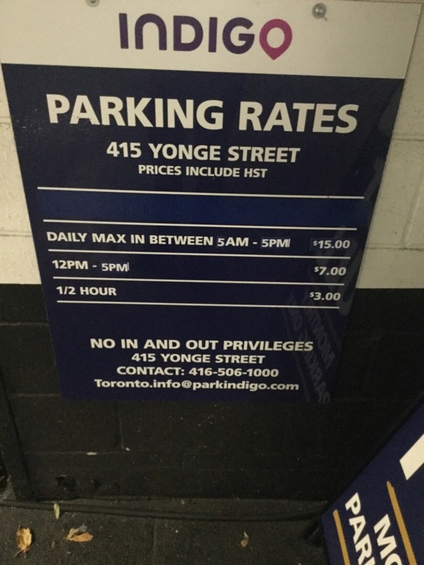 Street view of 415 Yonge Street Garage