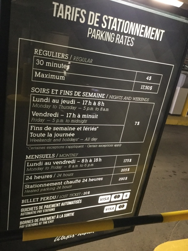 Street view of Alexis Nihom Parking Garage