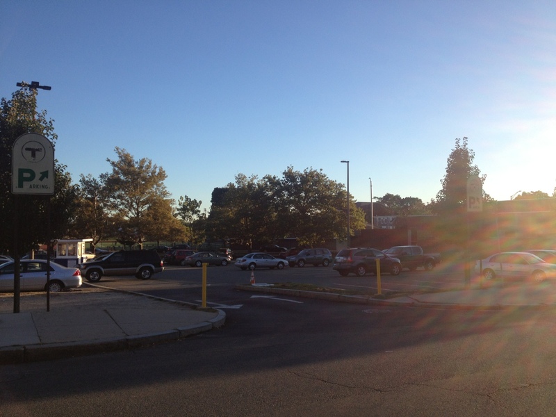 Street view of Malden Center Parking Lot