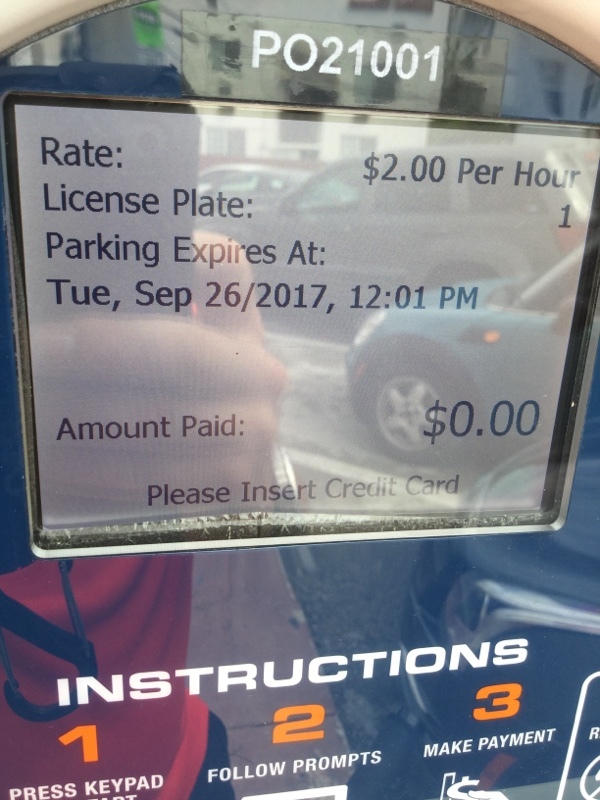 Street view of P21 - Michigan Avenue Lot