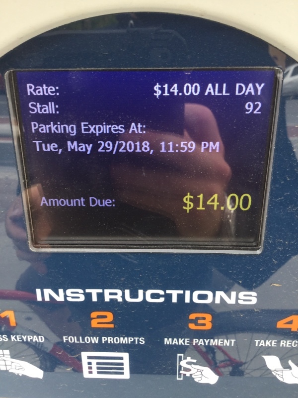 Street view of 14th St Parking Lot