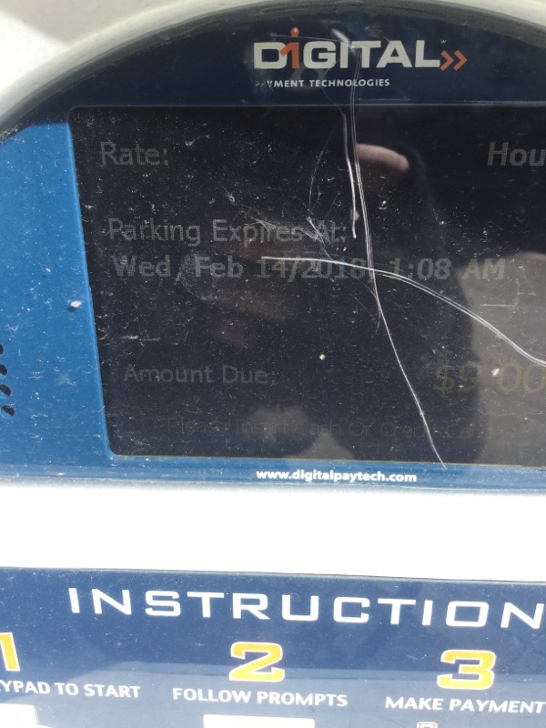 Street view of L St Parking Lot