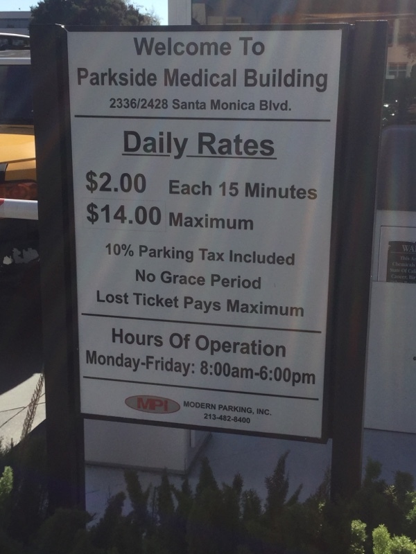 Street view of Parkside Medical Building