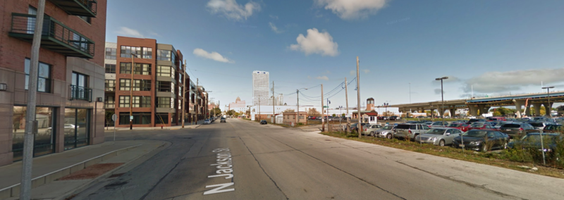 Street view of 178 N. Jackson St. Lot
