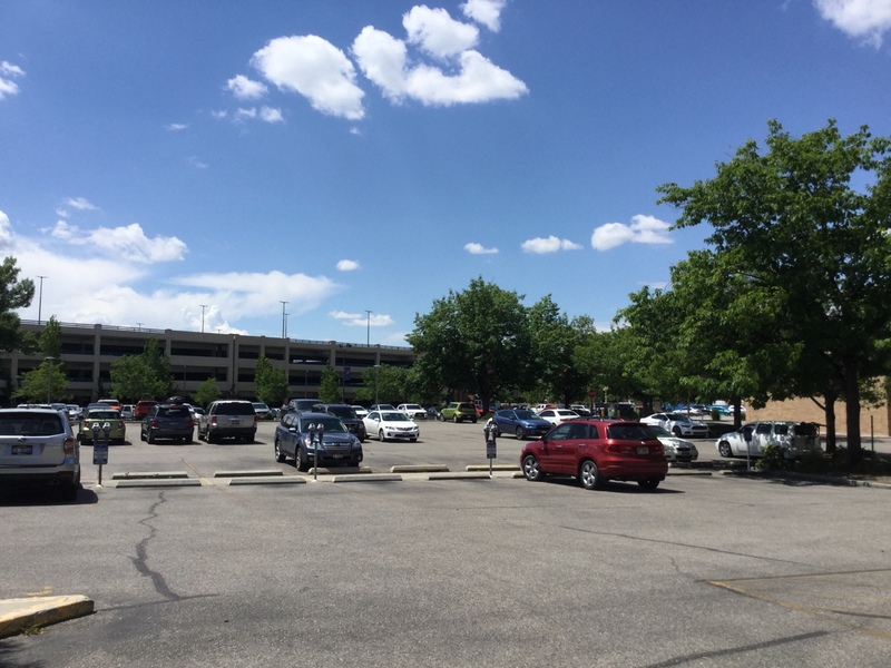 Street view of Morrison Center Lot