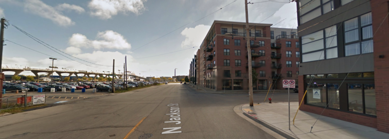 Street view of 178 N. Jackson St. Lot