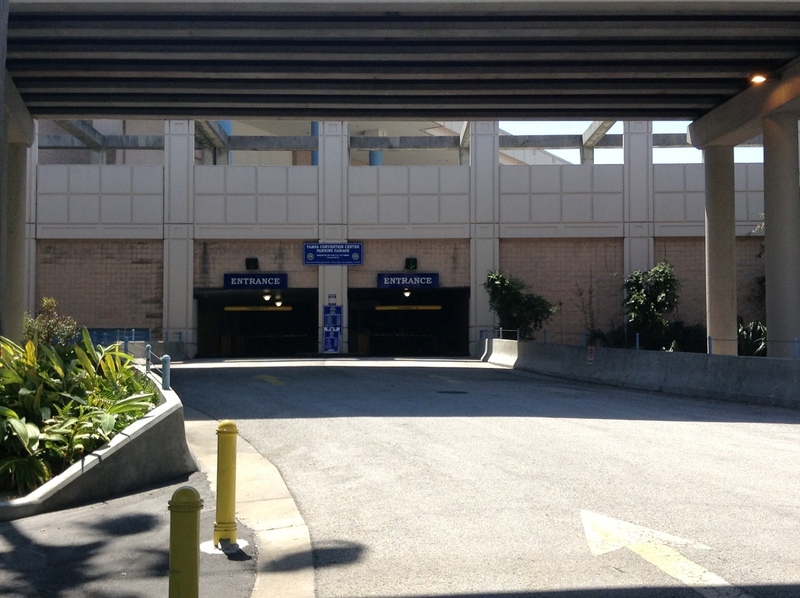 Street view of Tampa Convention Center Parking Garage