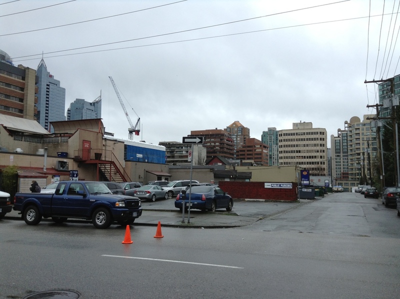 Street view of Denny's On Davie Parking Lot