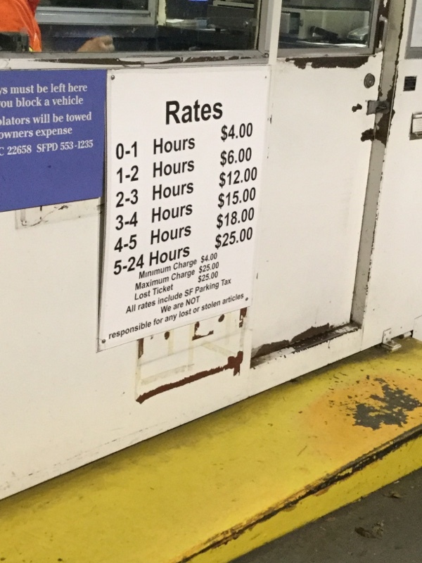 Street view of St. Mary's Medical Center Garage