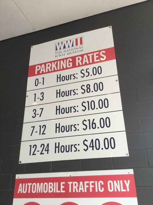 Street view of National World War II Museum