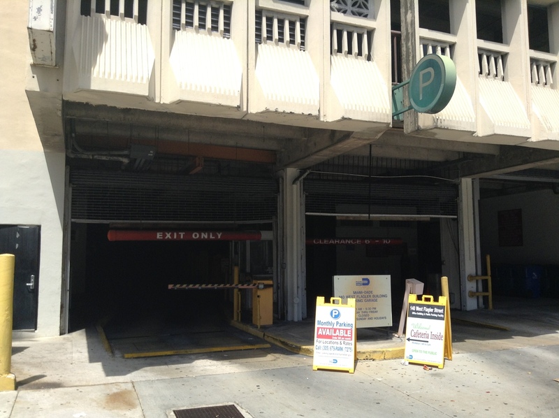 Street view of West Lot Garage