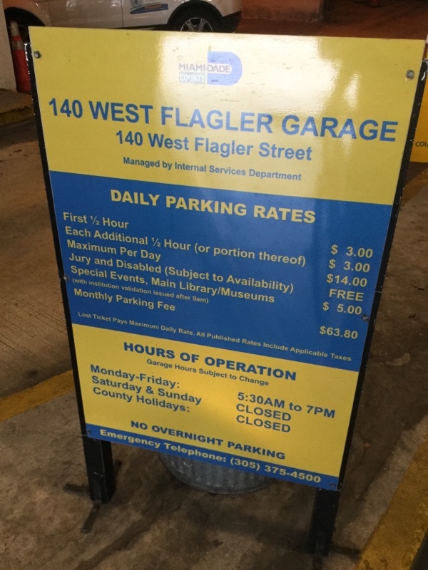 Street view of West Lot Garage