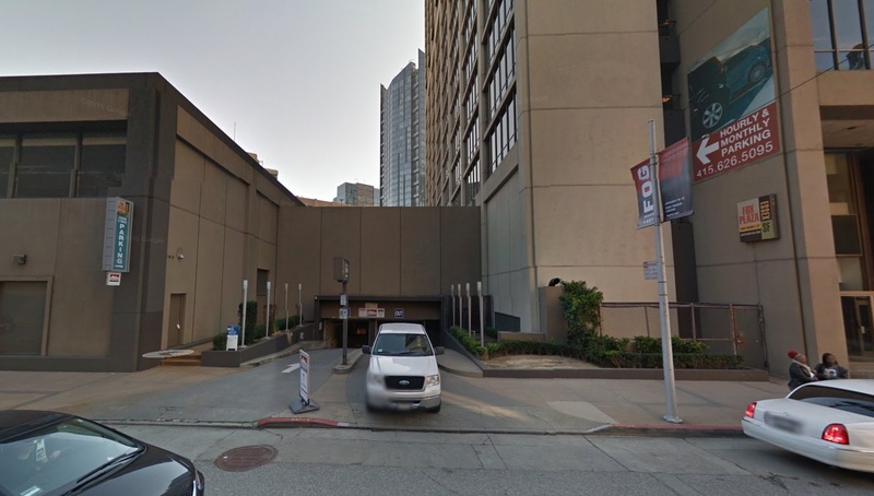 Street view of Fox Plaza Garage - Valet