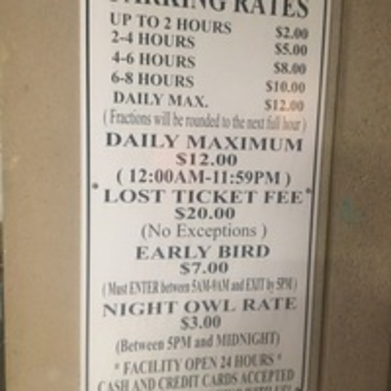 Street view of 9 North/Buckingham Garage