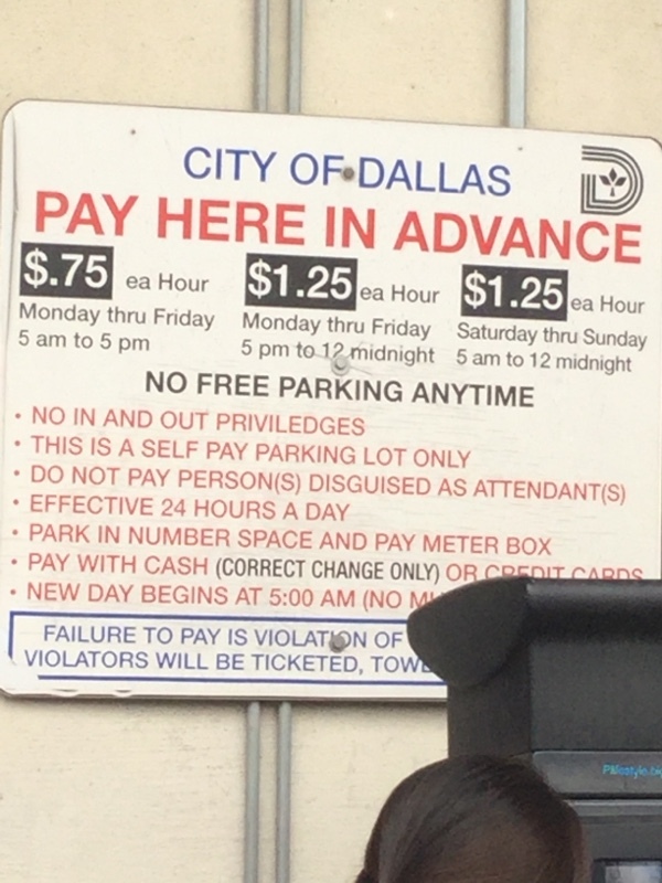 Street view of Broom St. Parking Lot