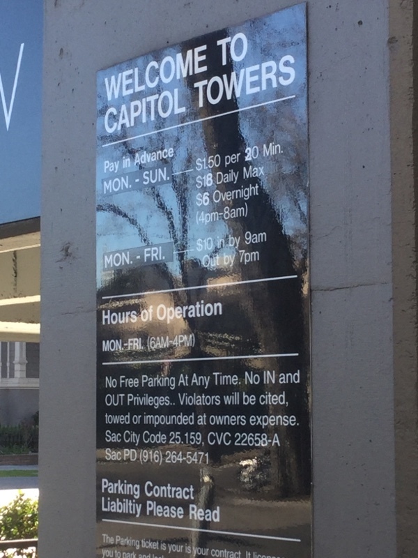 Street view of Capitol Towers Garage