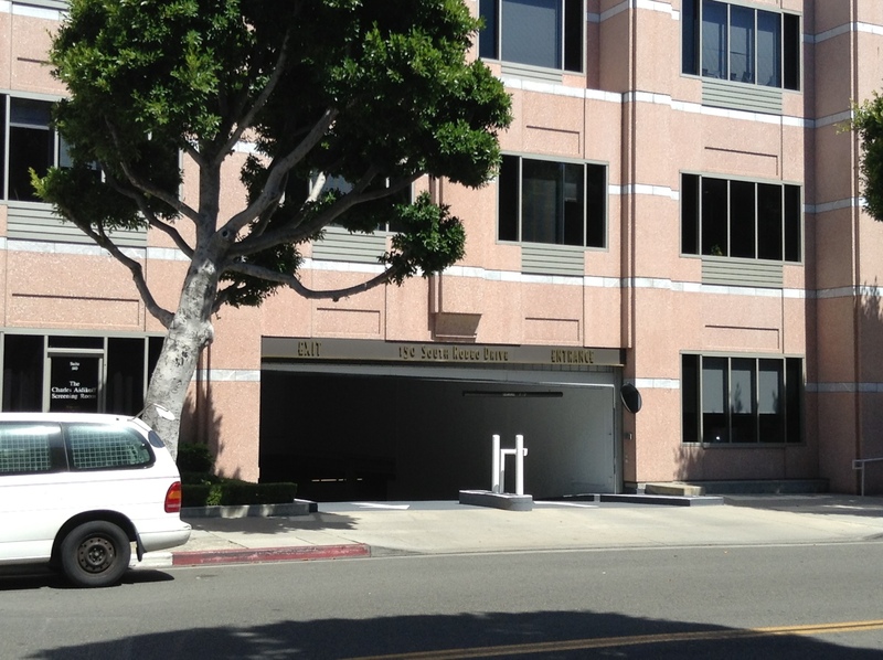 Street view of 150 S Rodeo Dr Parking