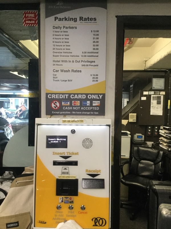 Street view of Condominium Garage