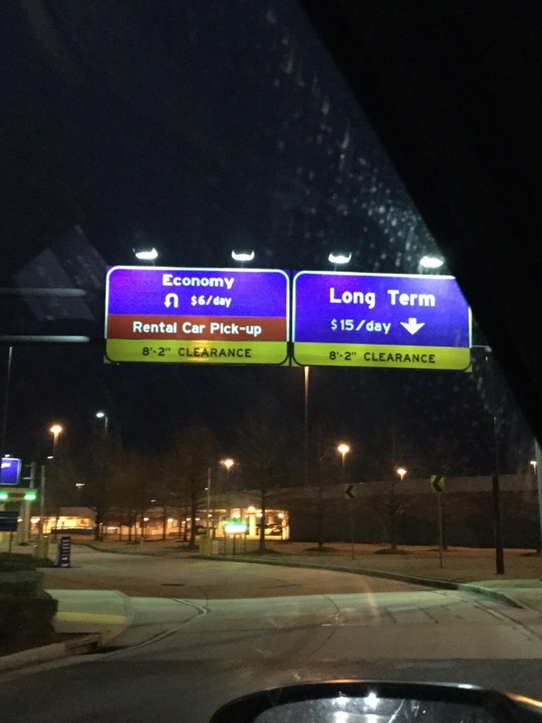 Street view of Long-Term Parking