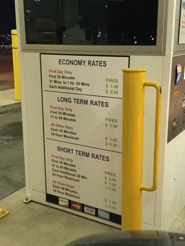 Street view of Long-Term Parking