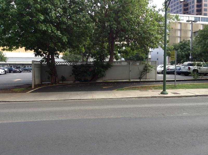 Street view of Beretania Nuuanu Parking Lot