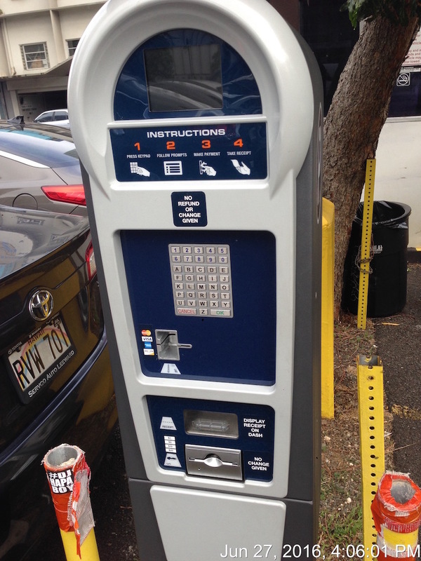 Street view of Beretania Nuuanu Parking Lot