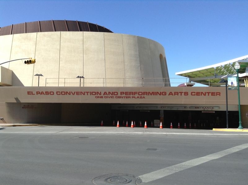 Street view of El Paso Convention and Performing Arts Center