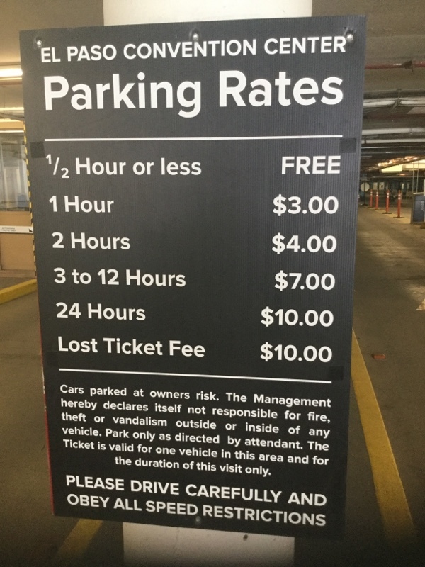 Street view of El Paso Convention and Performing Arts Center