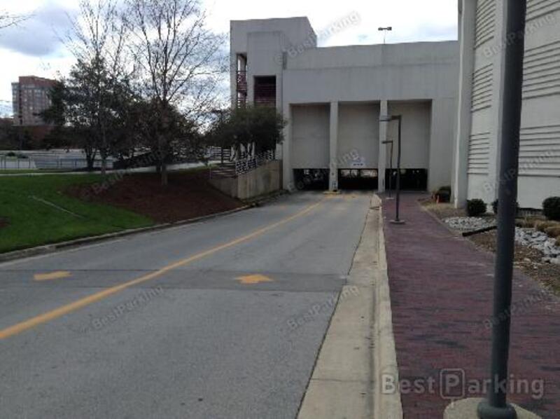 Street view of State Government Visitor Parking Lot #2