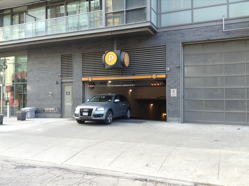Street view of Wellington Parking Garage