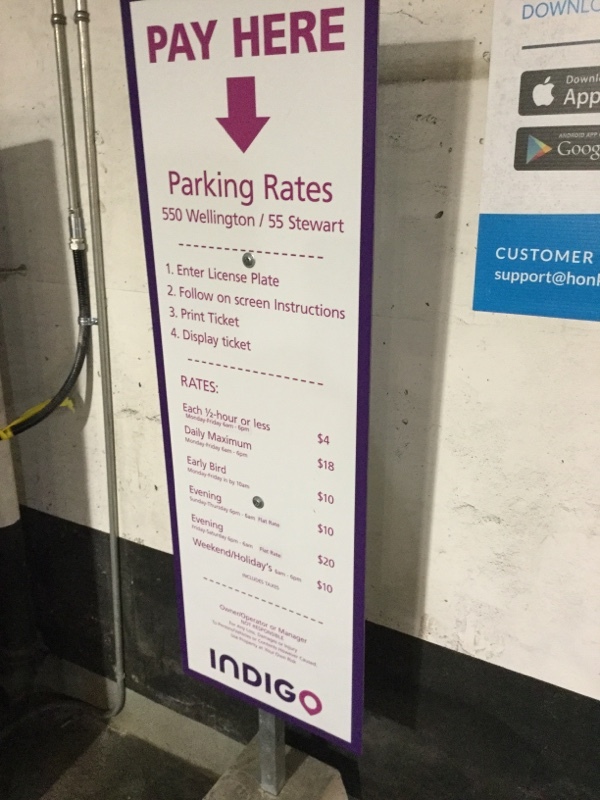 Street view of Wellington Parking Garage