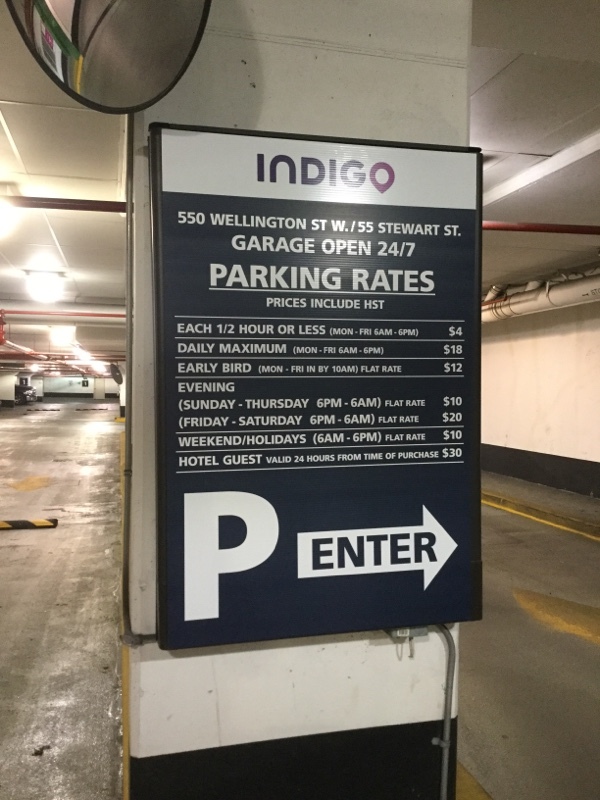 Street view of Wellington Parking Garage