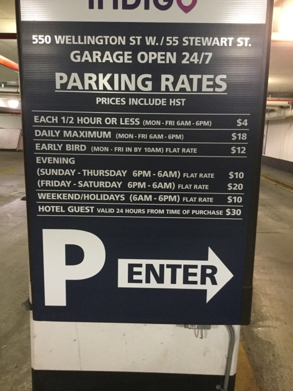 Street view of Wellington Parking Garage