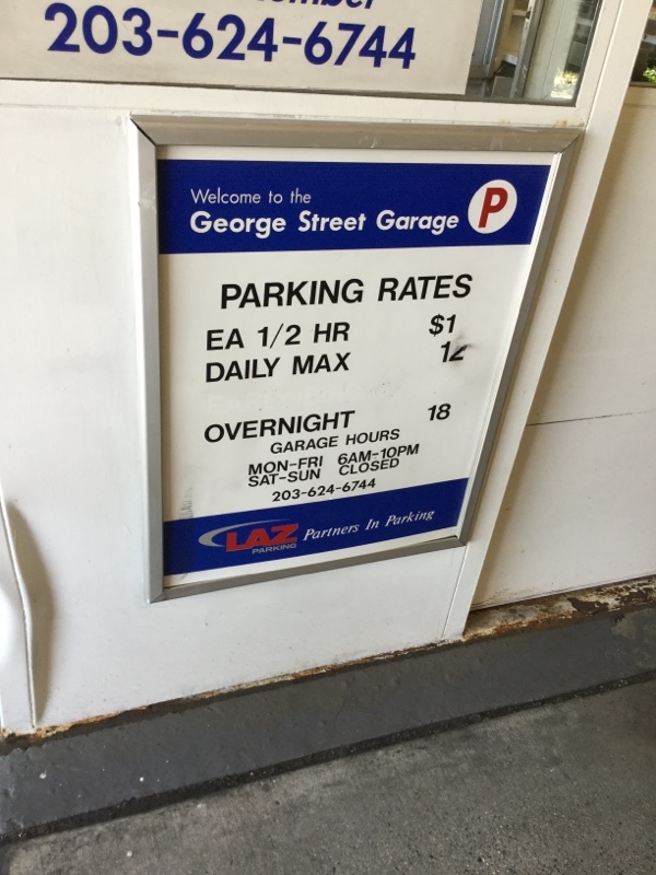 Street view of George Street Garage