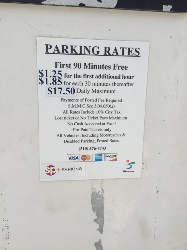 Street view of Parking Structure 6