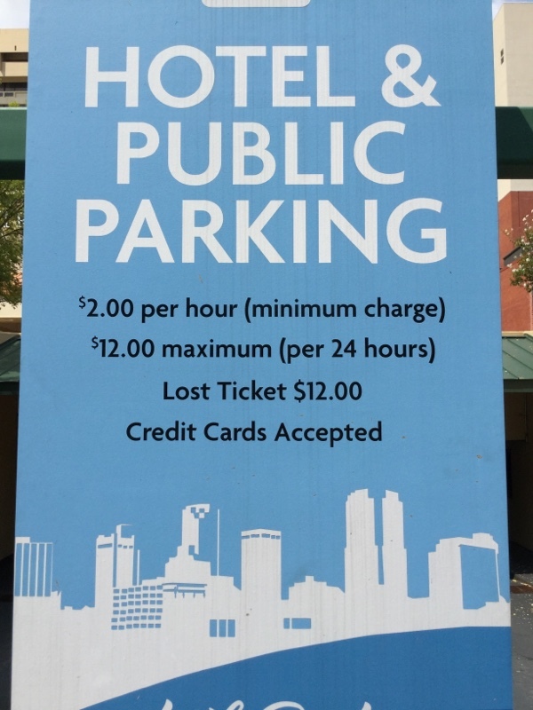 Street view of Robinson Center Parking Garage