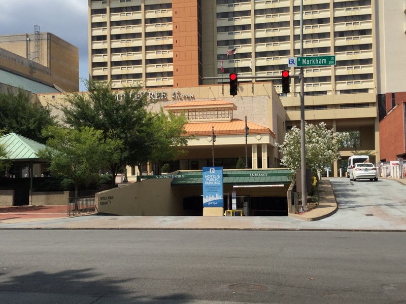 Street view of Robinson Center Parking Garage