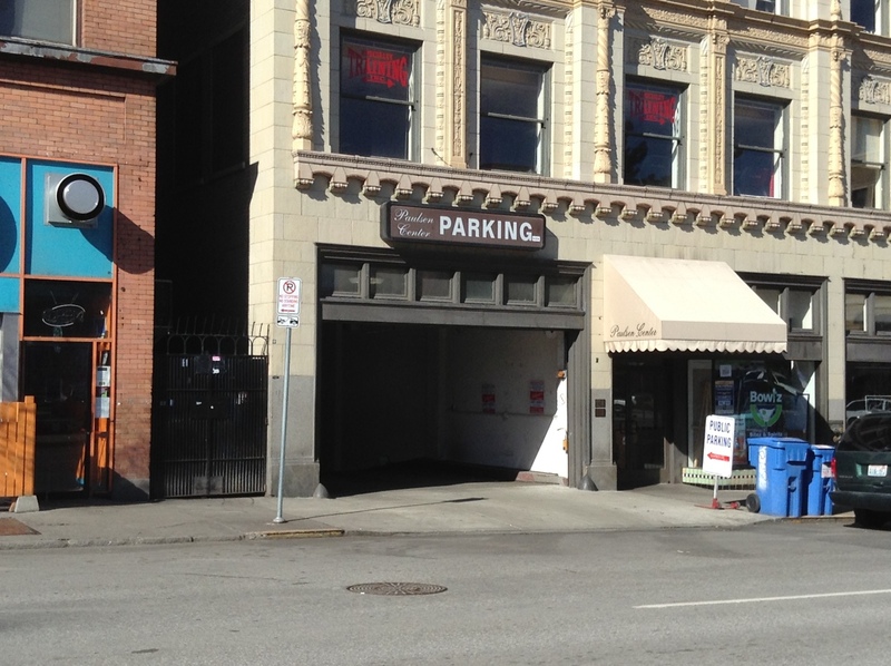Street view of Paulsen Center Garage