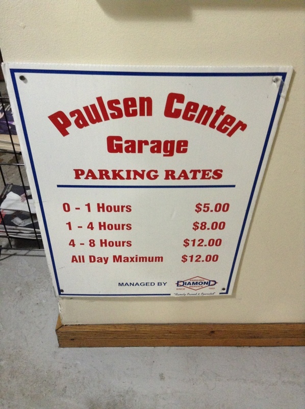 Street view of Paulsen Center Garage